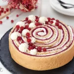 Vanilla Cranberry Vertical Cake - main1